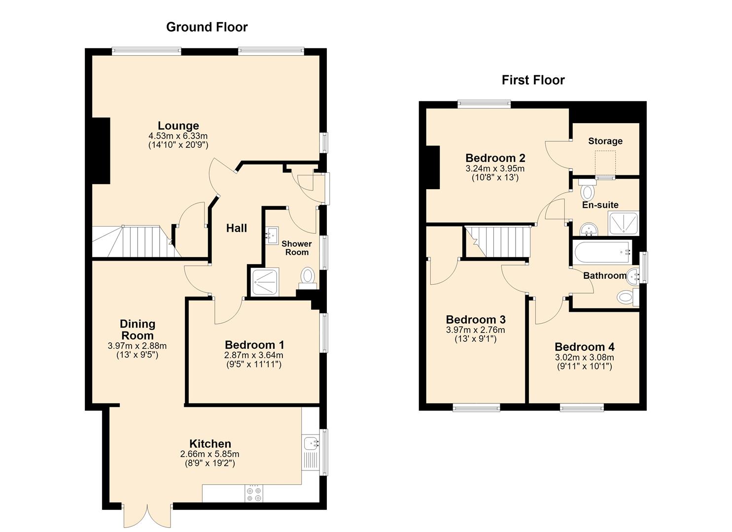 Corner Bungalow, School Lane, Keyingham floorplan