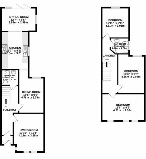 Ty'r Winch Road, Cardiff floorplan