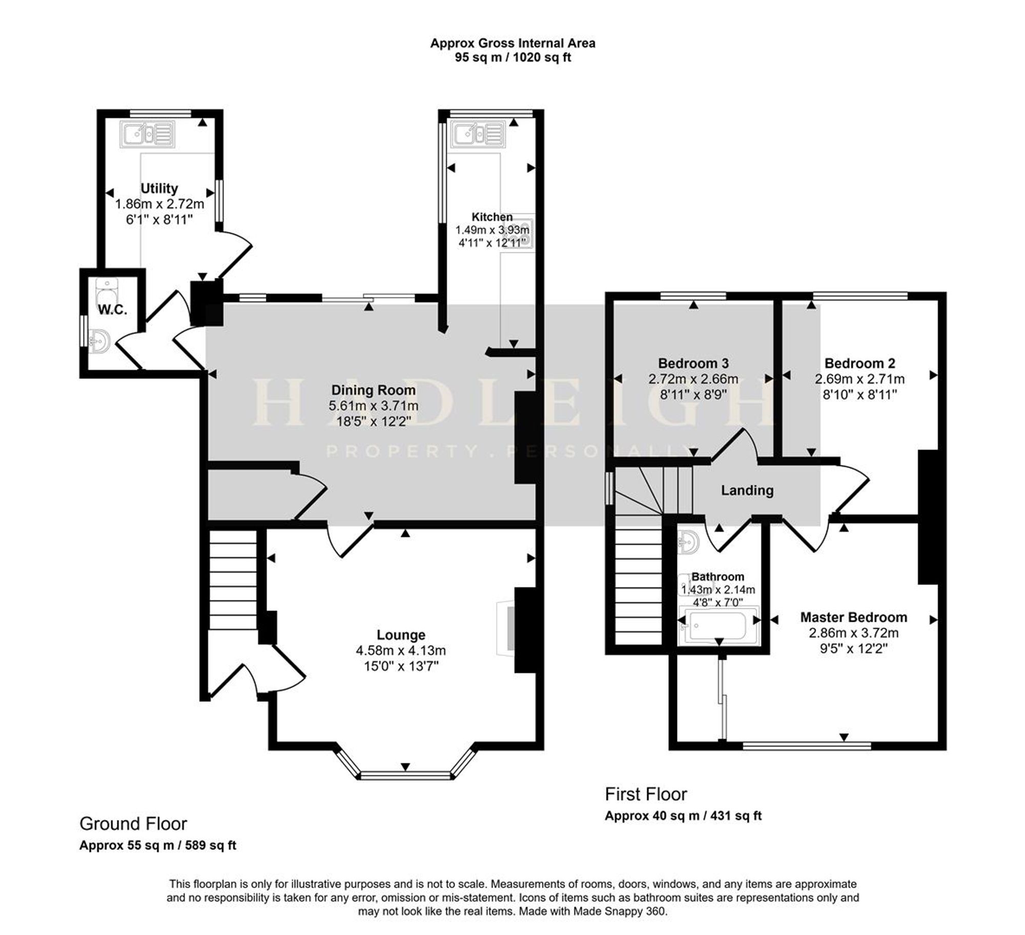 15 High Brow, Birmingham floorplan