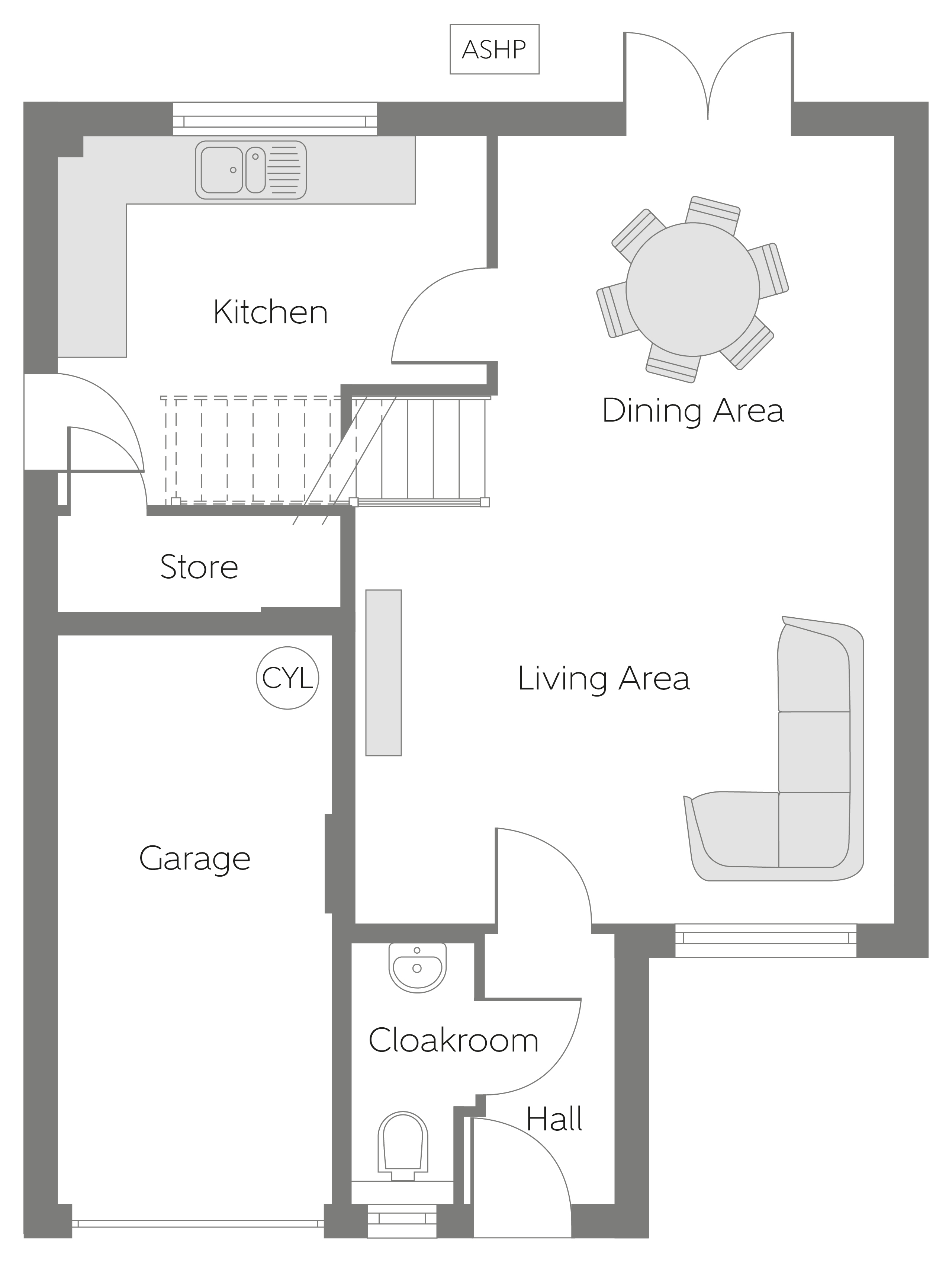 404, Lochend Road, Gartcosh floorplan
