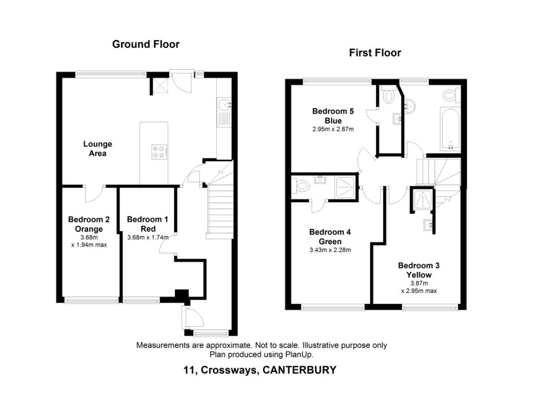 11, Crossways, Canterbury floorplan
