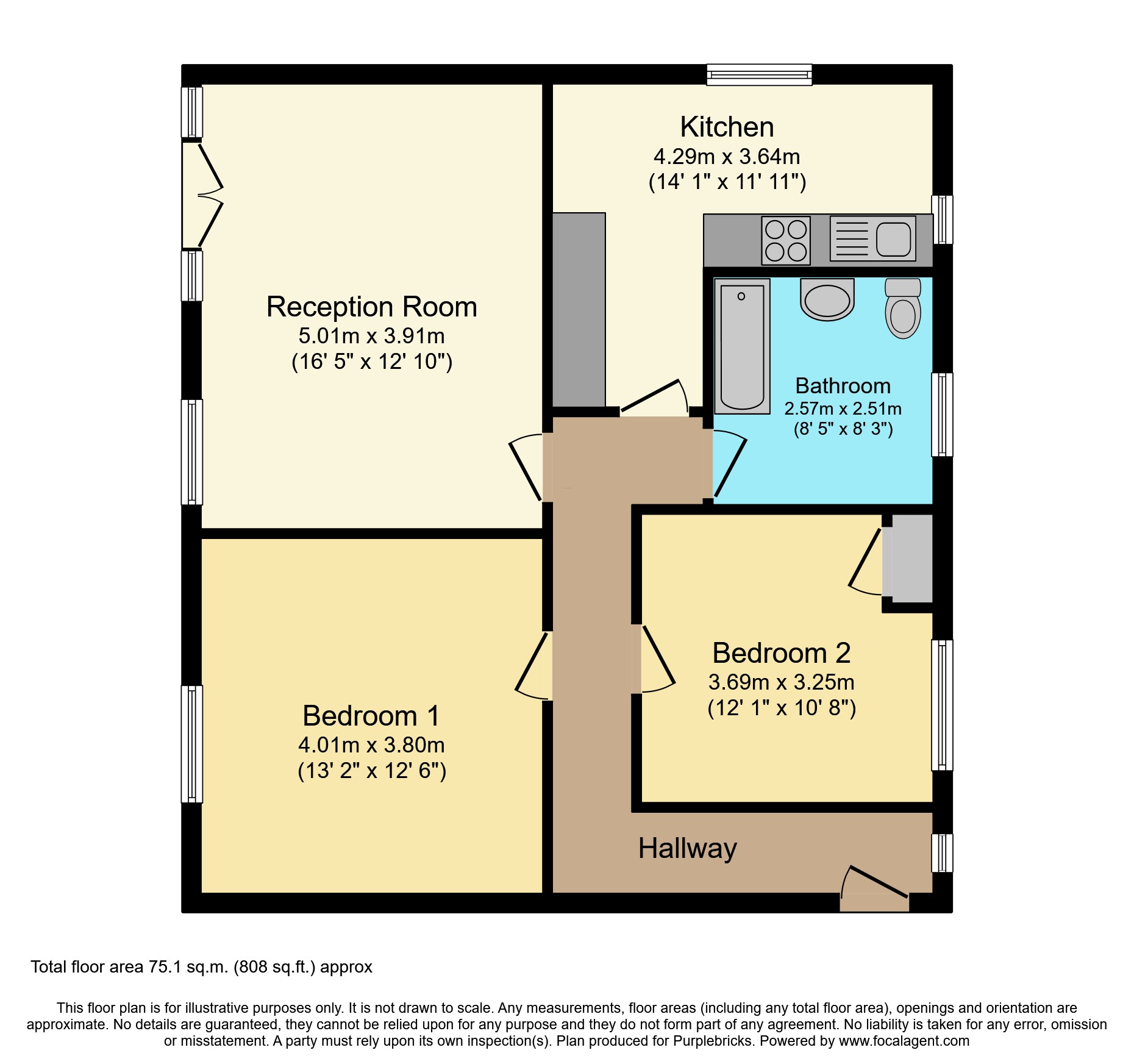 141 Trelawney Estate, Paragon Road, Hackney floorplan