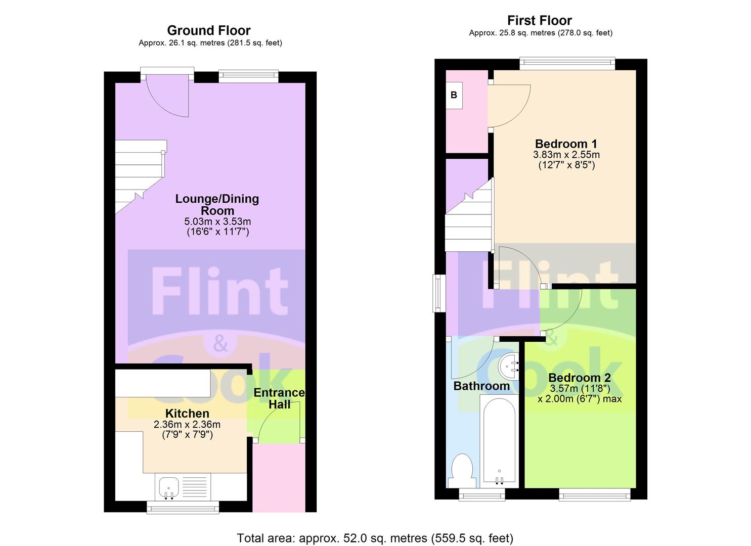 3, The Vines, Grandstand Road, Hereford floorplan