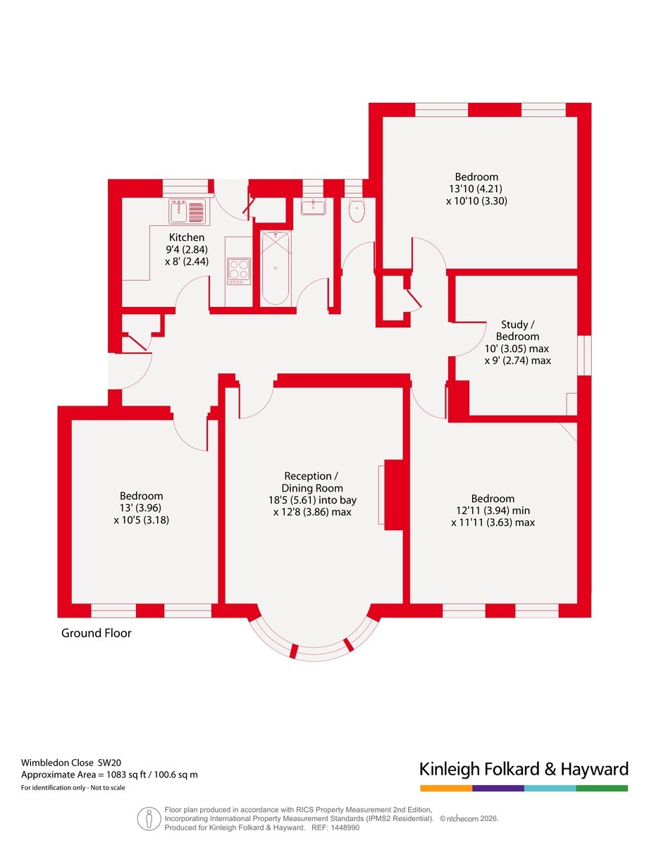 20 Wimbledon Close,, The Downs, London floorplan