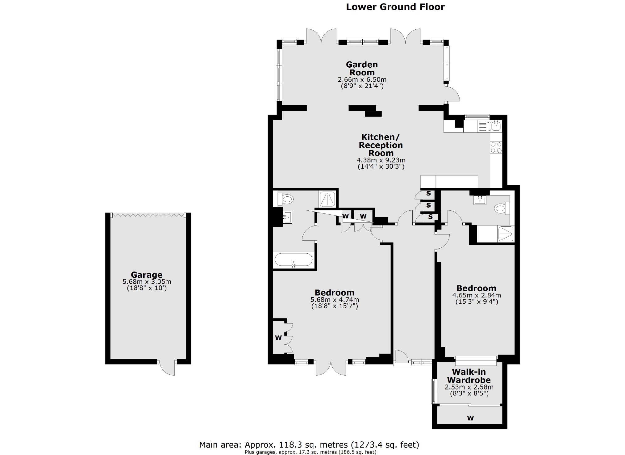 Warwick Avenue, Maida Vale floorplan