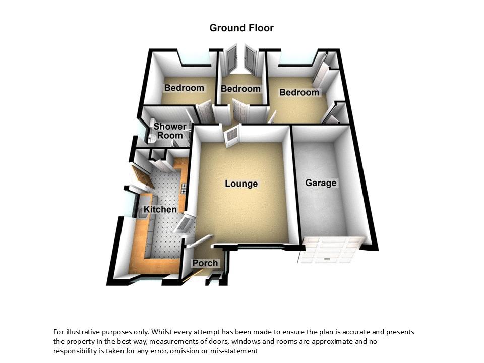 28, The Oaks, Bedworth floorplan