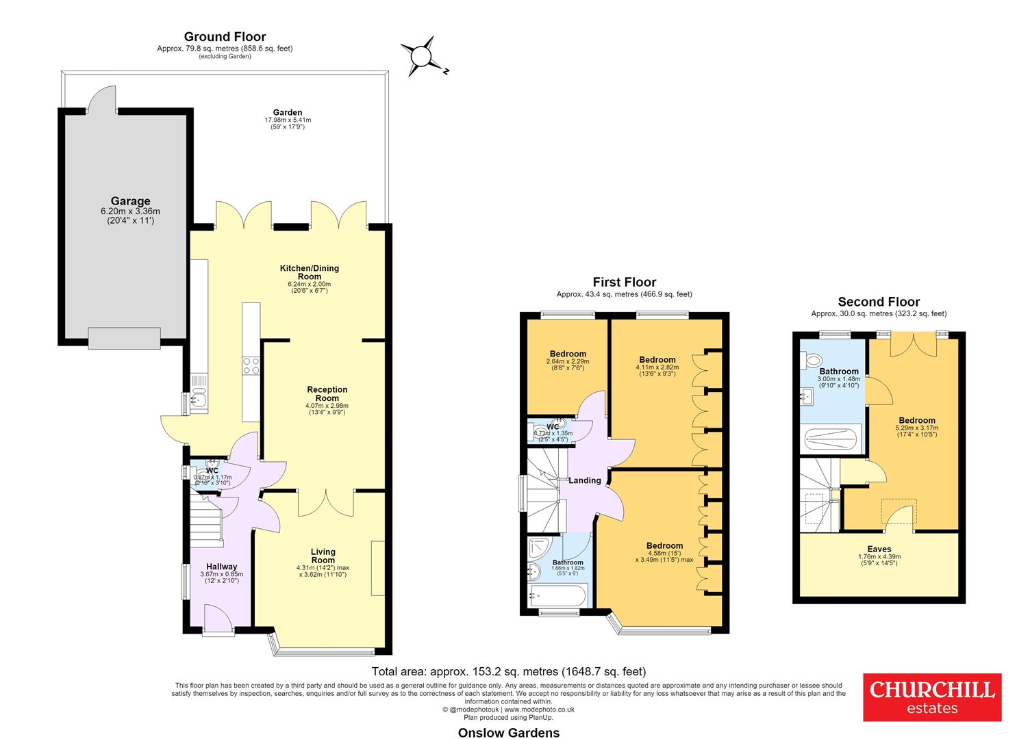 18, Onslow Gardens, London floorplan