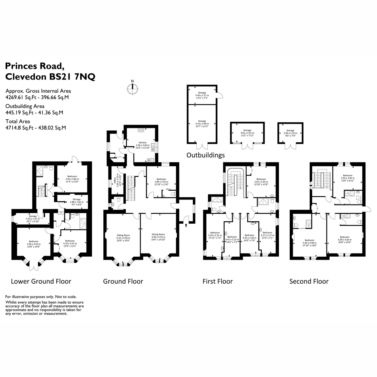 33, Princes Road, Clevedon, North Somerset floorplan