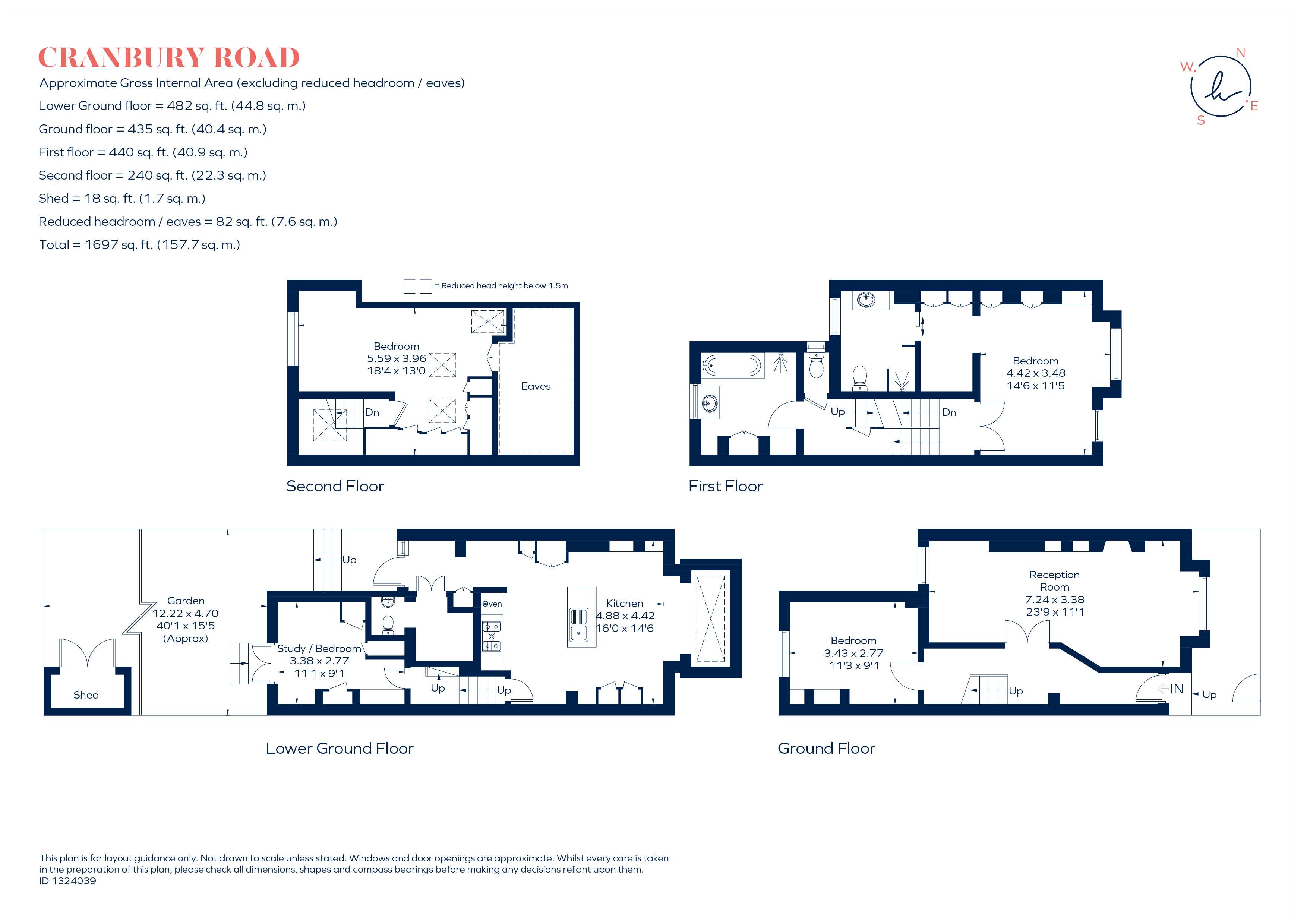 24, Cranbury Road, London floorplan
