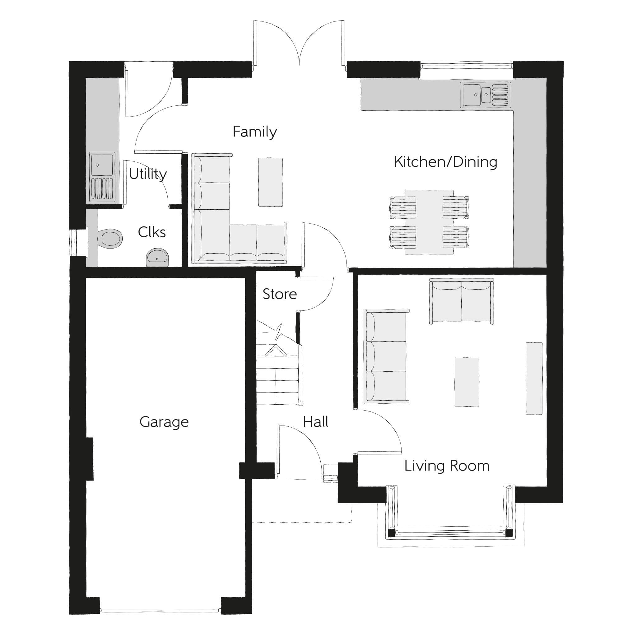 52, Garstang Road, Great Eccleston floorplan