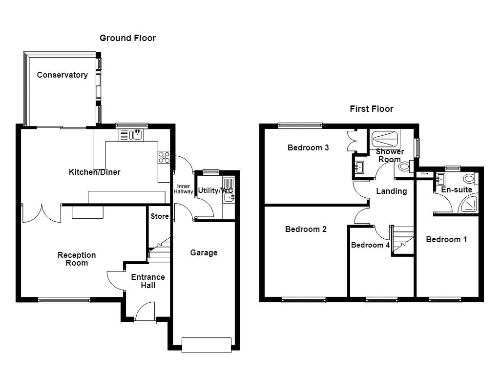 9, Croasdale Avenue, Burnley floorplan