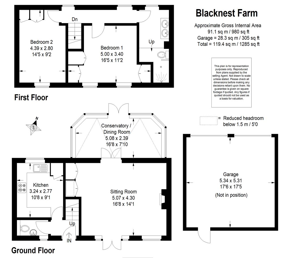 Nestcott, Chiddingfold Road, Dunsfold floorplan