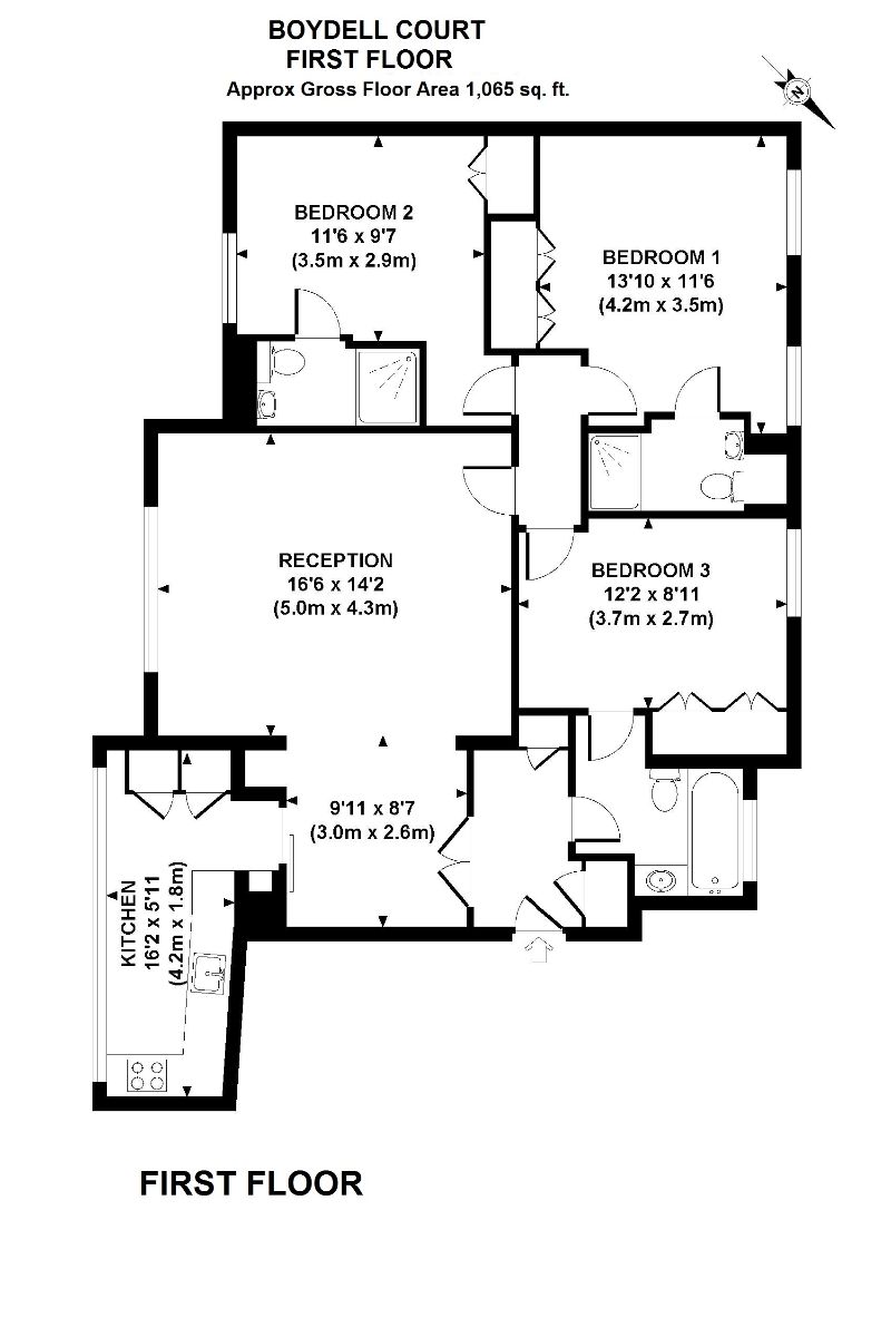 3 Bedrooms Flat to rent in St. Johns Wood Park, London NW8