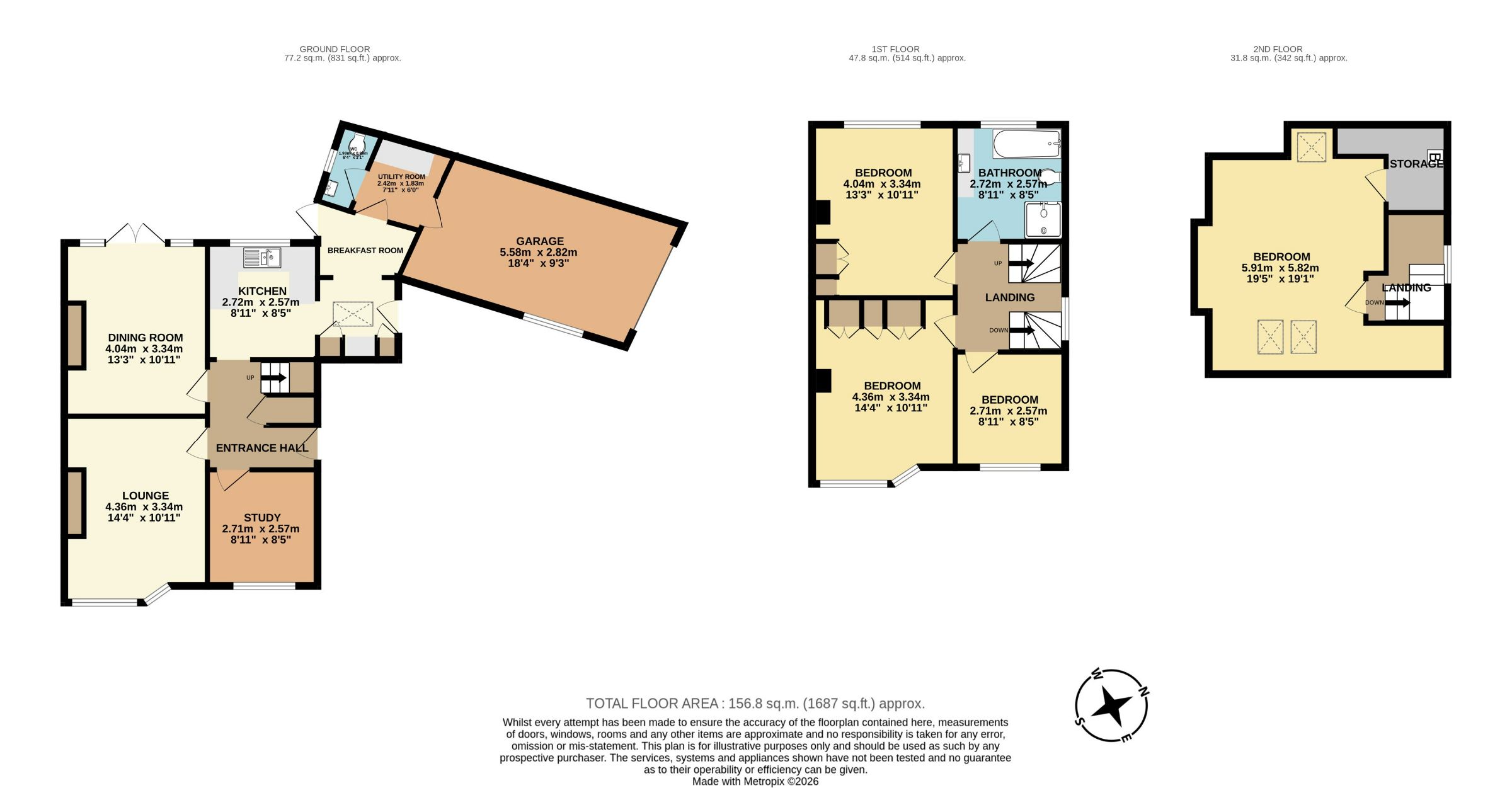 33 Shorton Road, Paignton floorplan