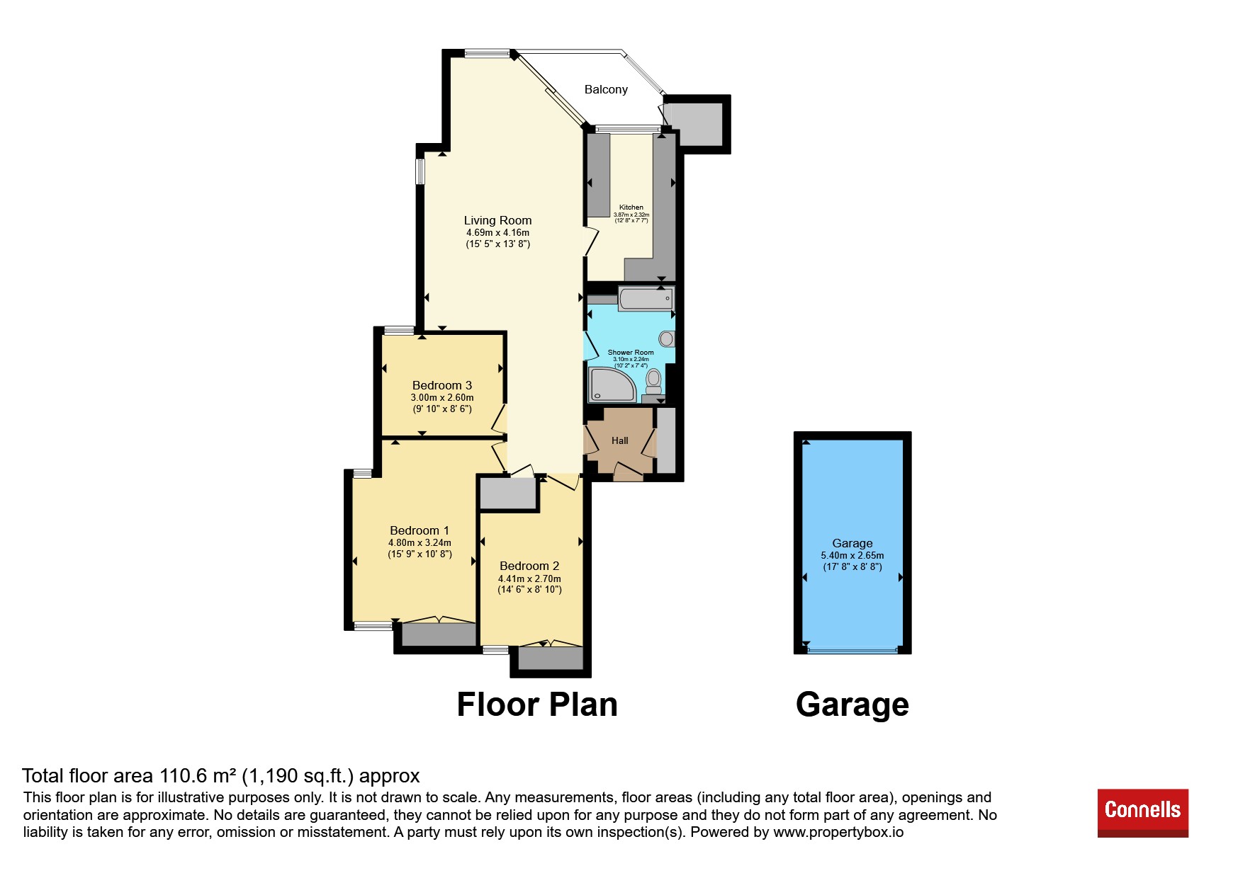 Flat 9, Chesterfield House, 123, Henbury Road, Bristol floorplan