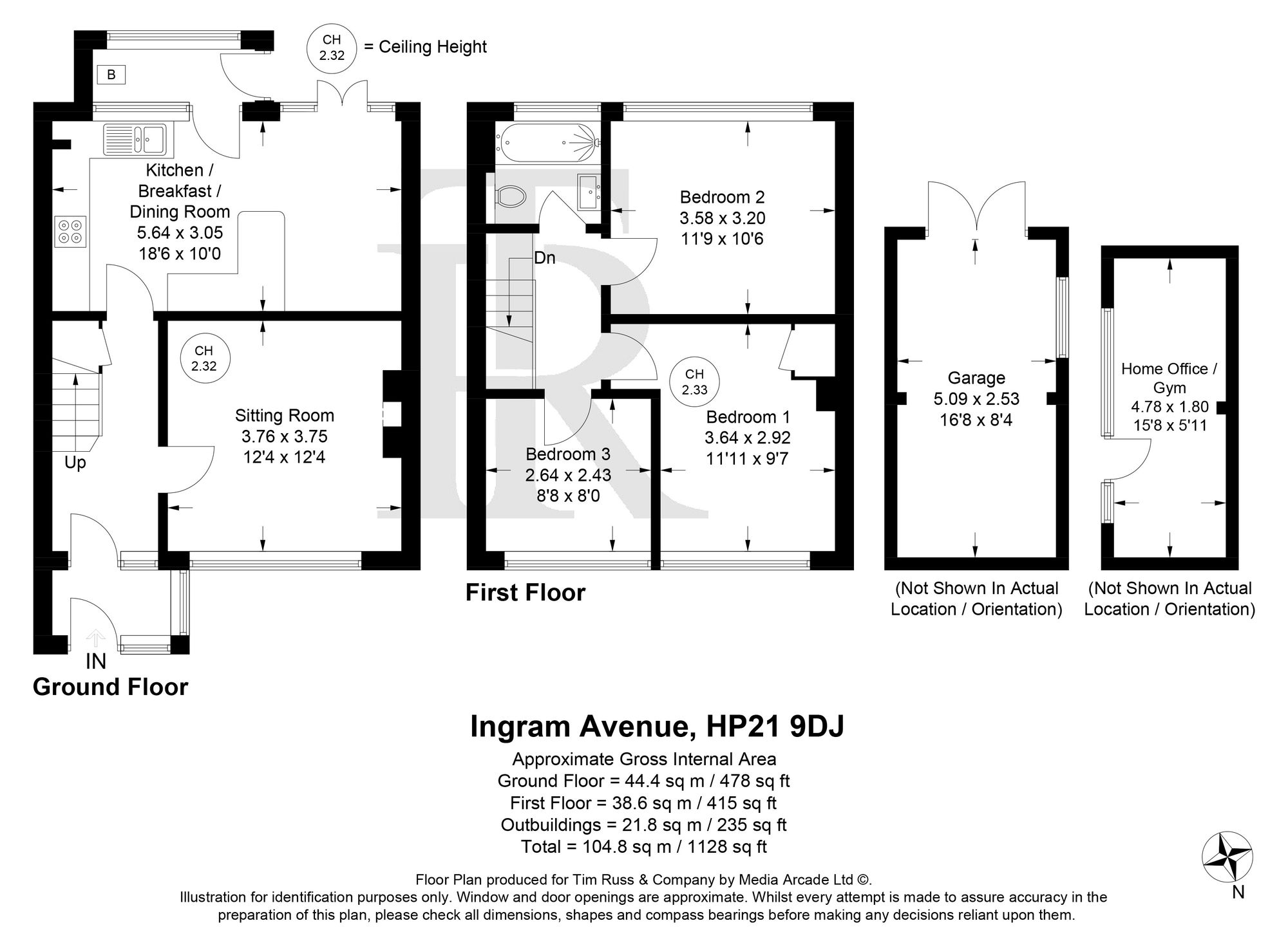 140 Ingram Avenue, Aylesbury floorplan