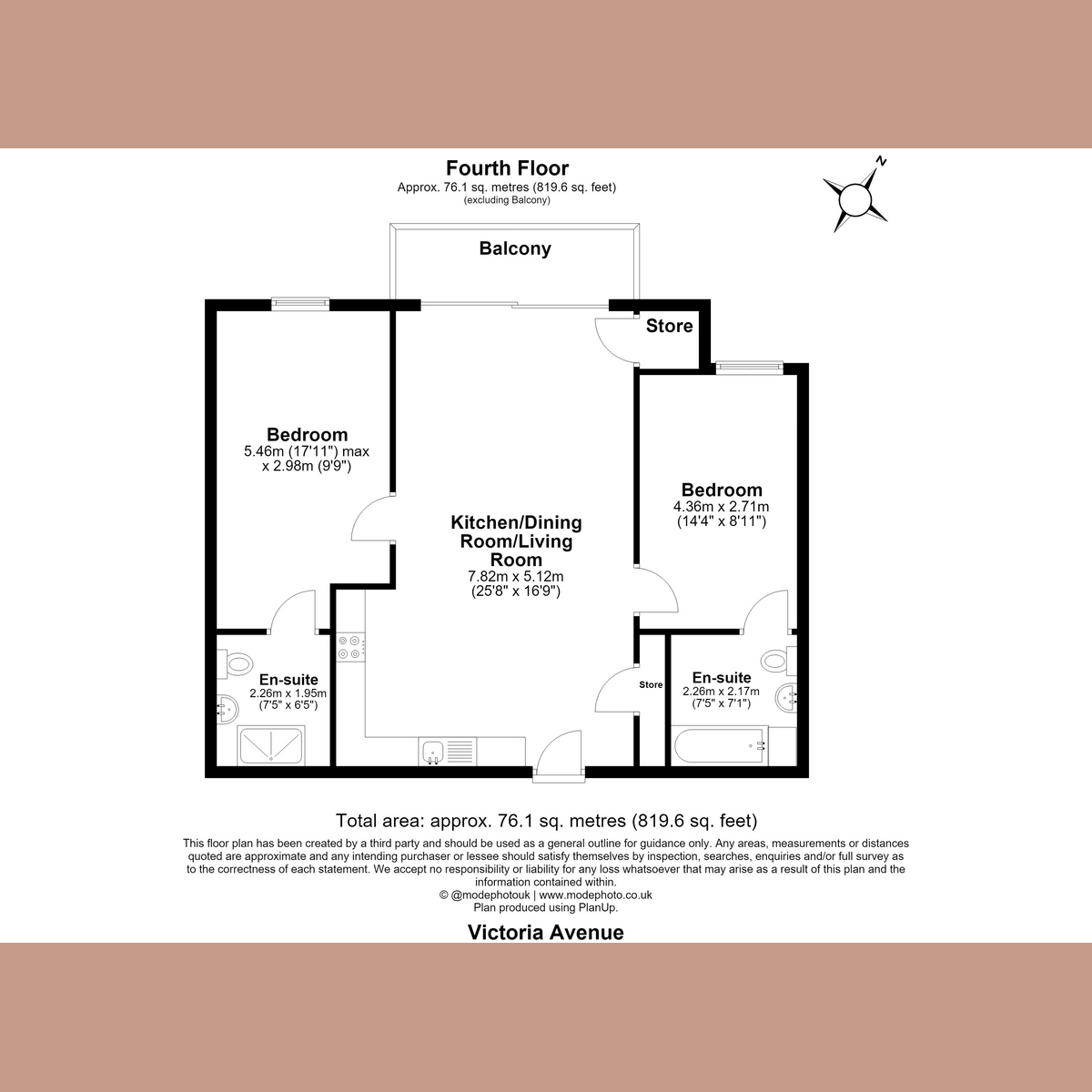 Flat Flat 53, 27, Victoria Avenue, Southend-on-sea floorplan