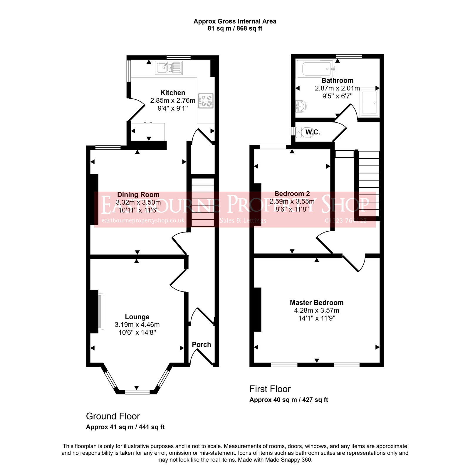 20, Redoubt Road, Eastbourne floorplan