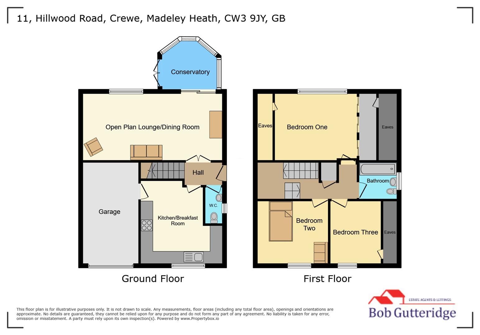 11, Hillwood Road, Crewe floorplan