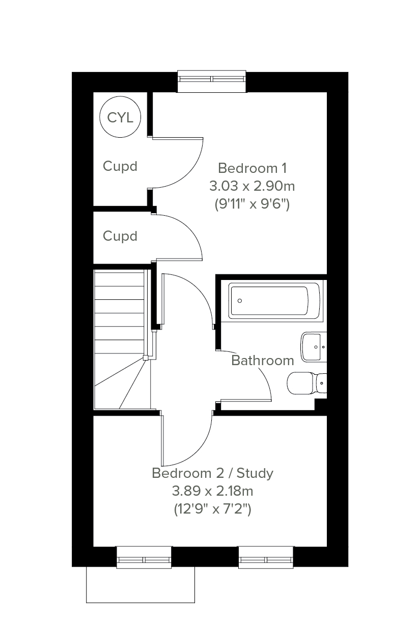 217, Broad Street Green Road, Heybridge floorplan