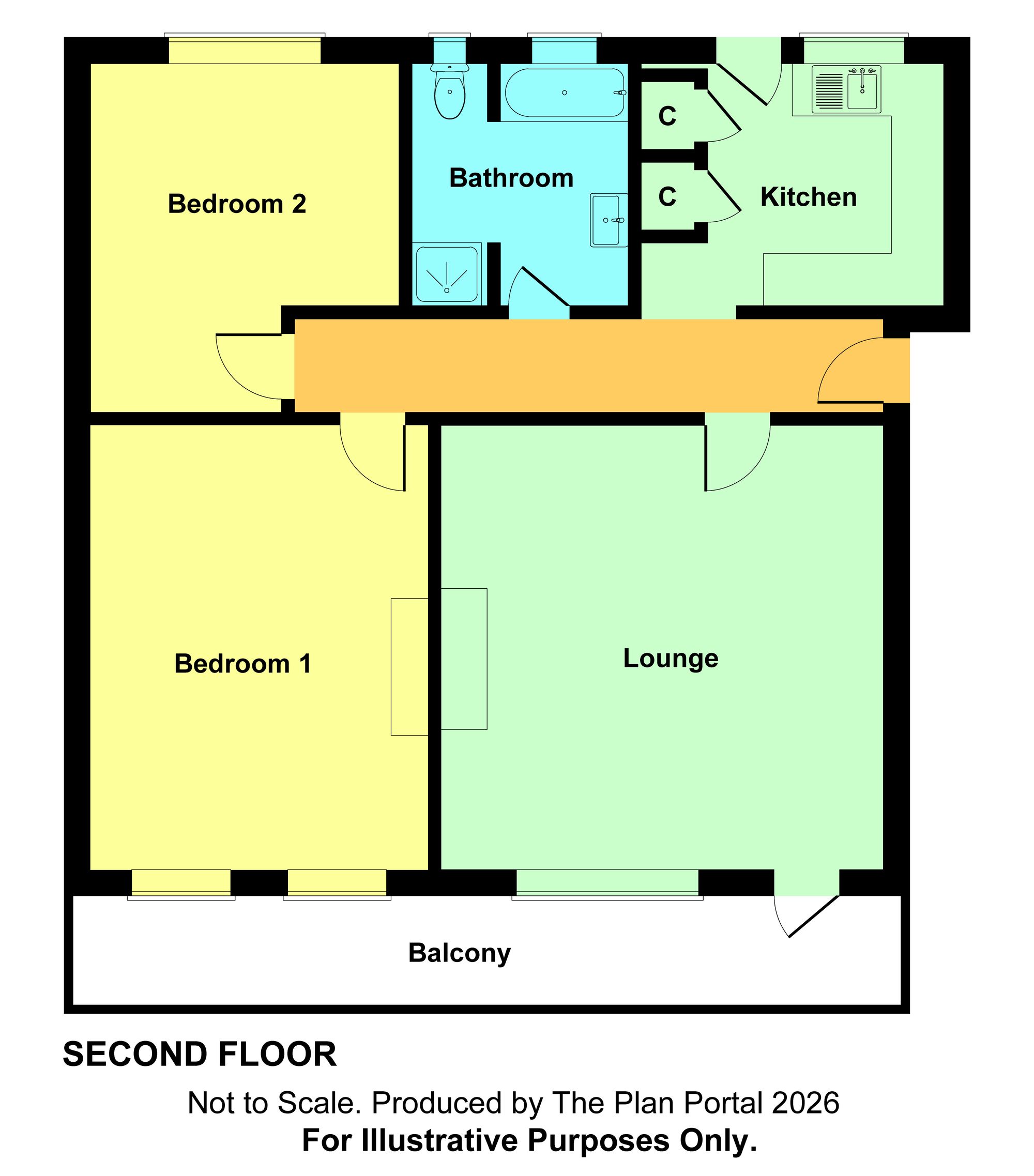 Flat 31, Grand Pavilion 19-31 Marine Parade, Whitstable floorplan