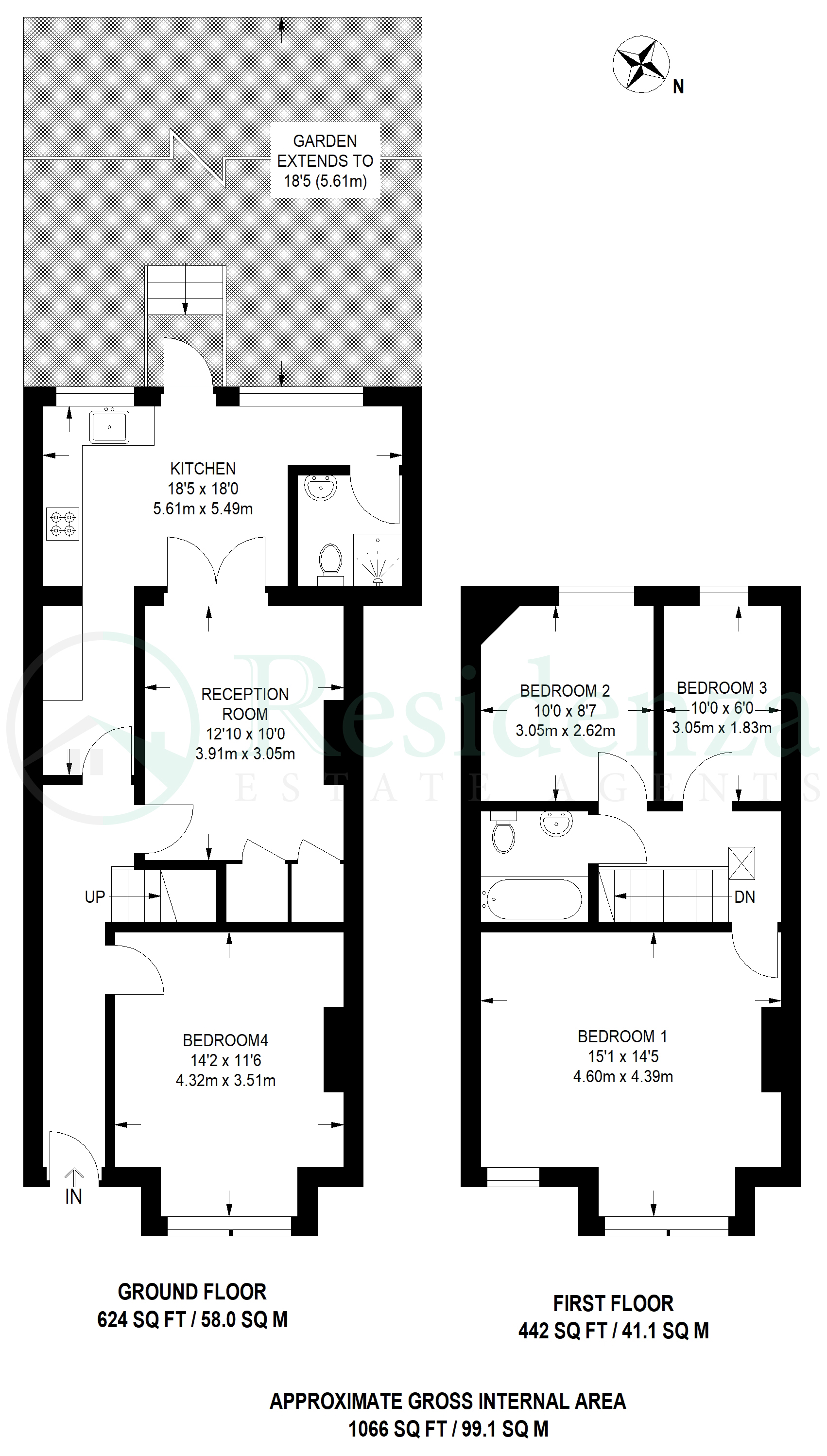 4 Bedrooms Terraced house to rent in Gassiot Road, Tooting Broadway SW17