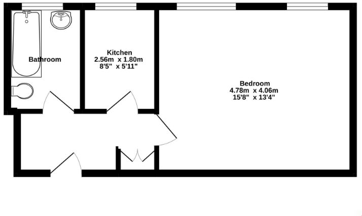 3, Croydon floorplan