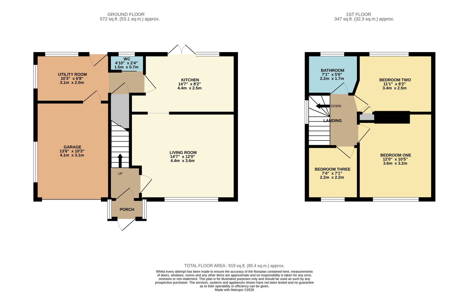 Adey Road, Lymm floorplan