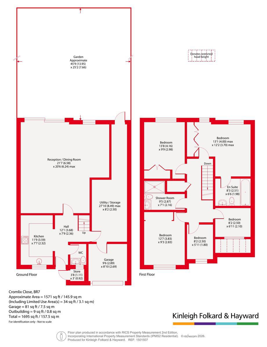 9, Cromlix Close, Chislehurst floorplan
