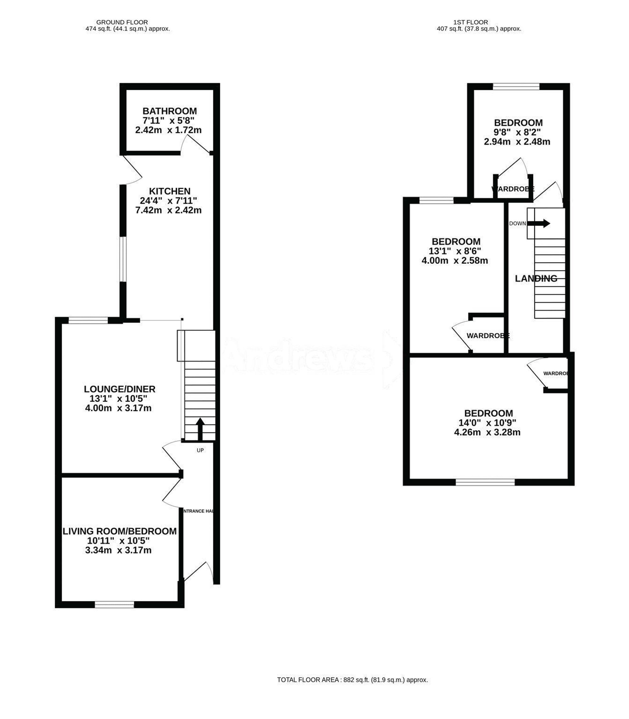 71 Great Western Road, Gloucester floorplan