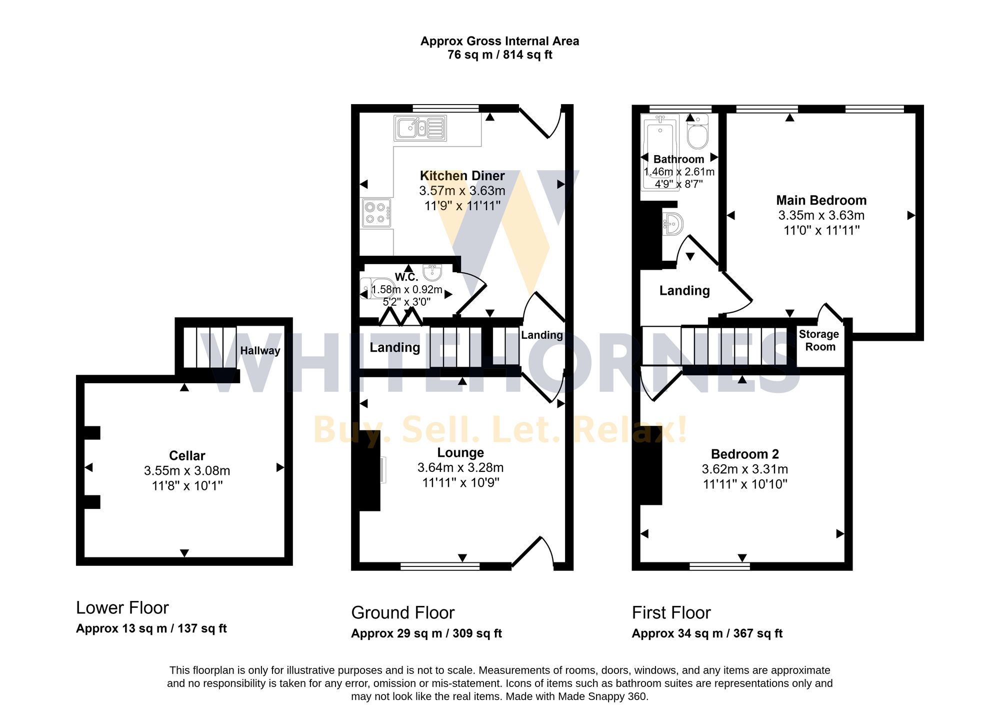 11 Dinnington Road, Sheffield floorplan