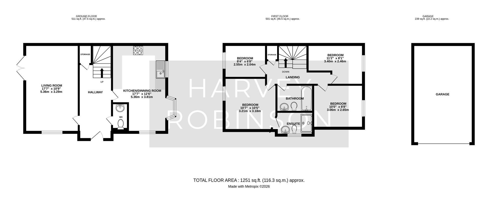 19 Parry Rise, Biggleswade floorplan