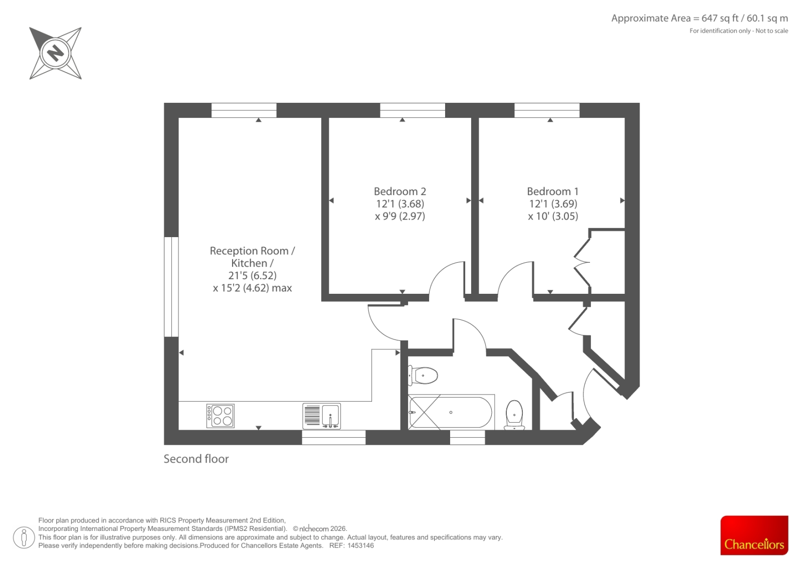 83, Kimmeridge Road, Oxford floorplan