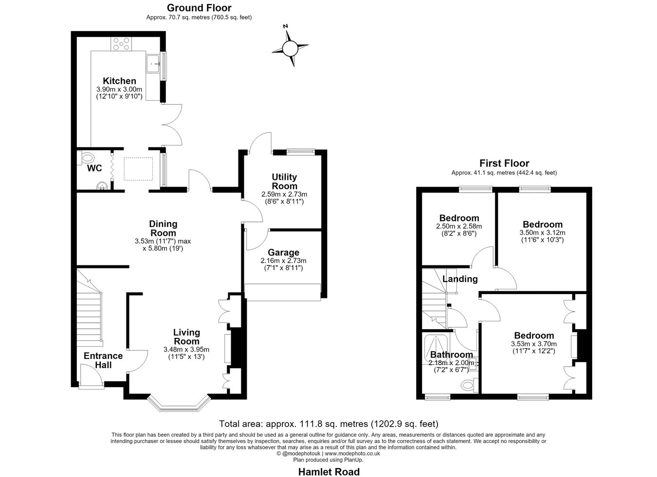 9, Hamlet Road, Chelmsford floorplan