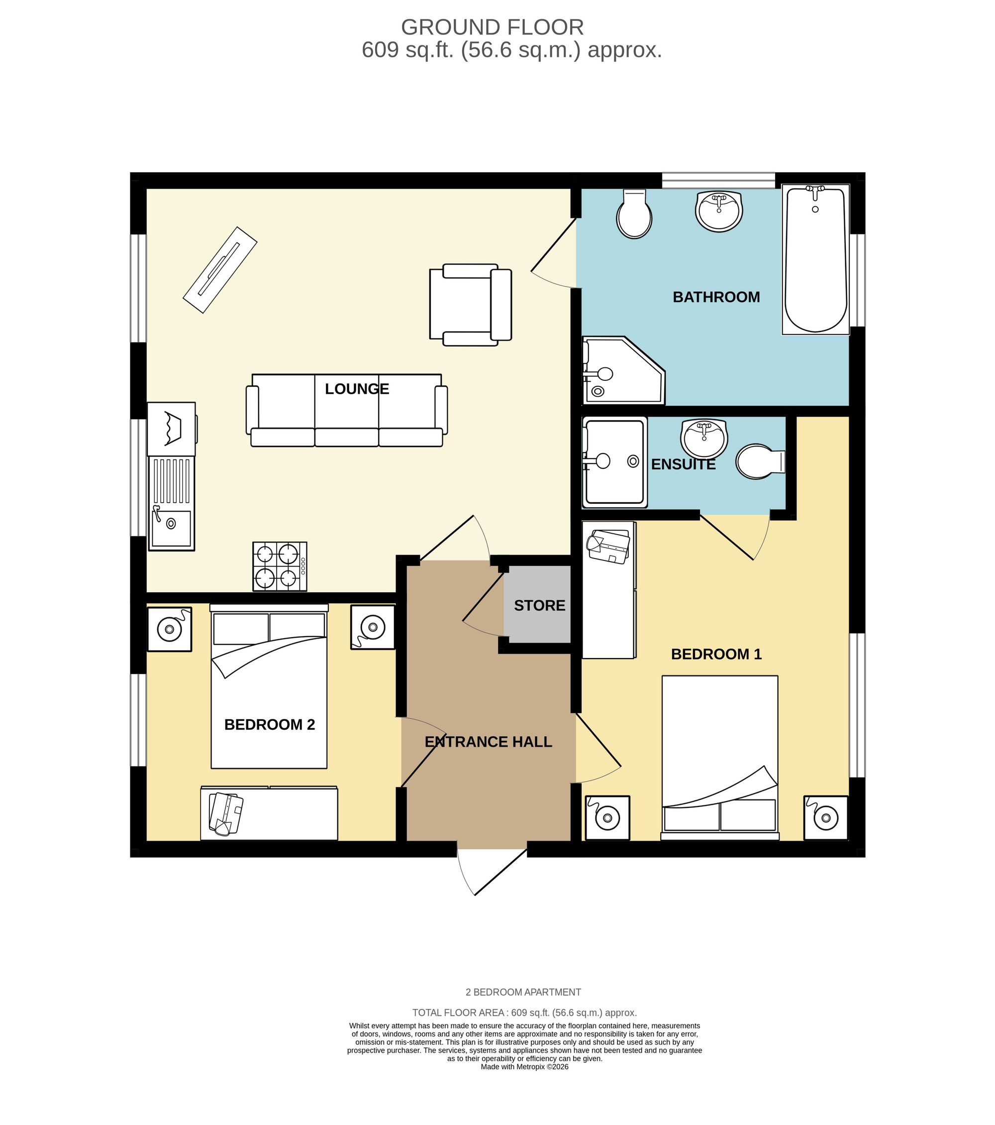 12b Station Road, Batley floorplan