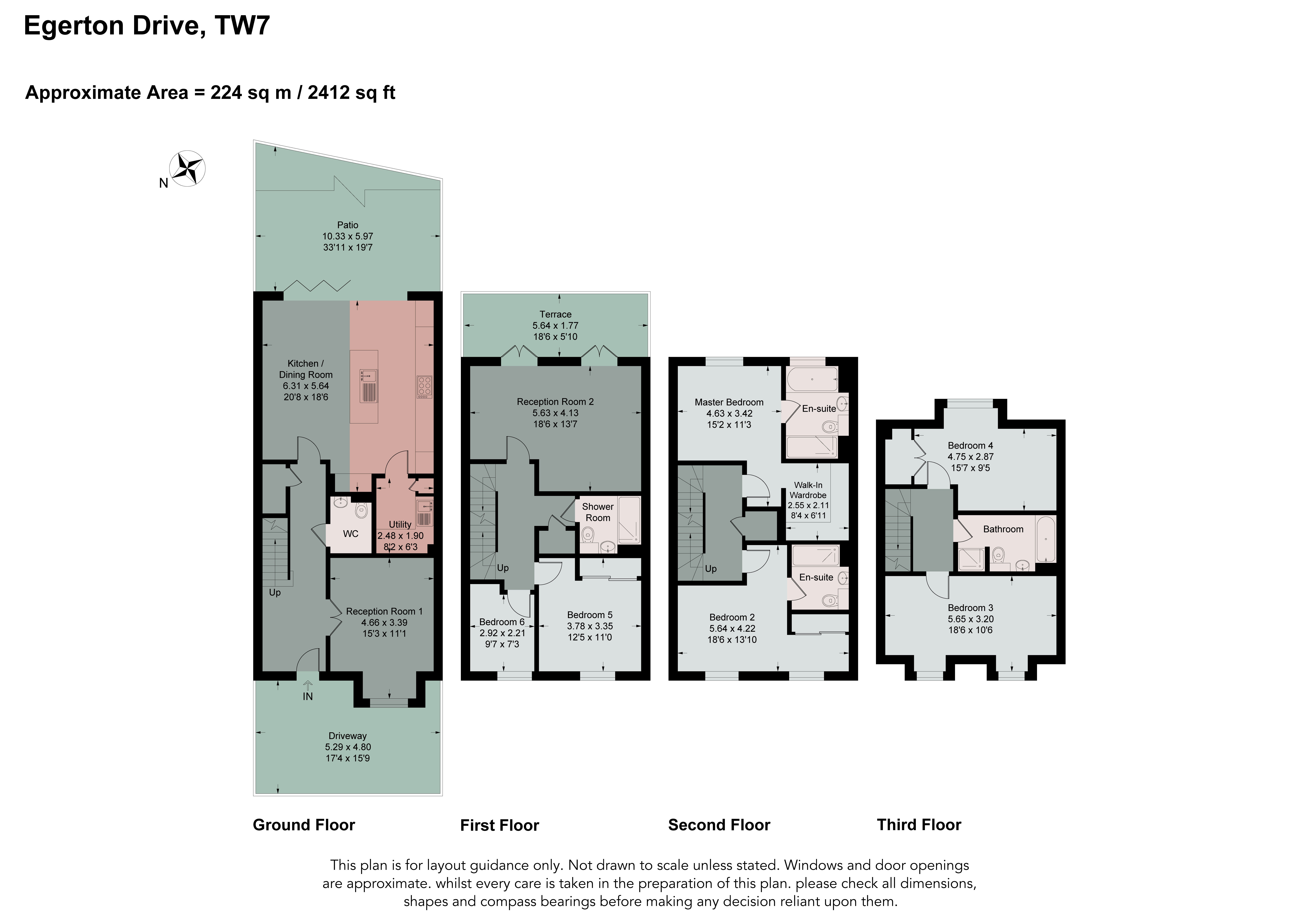 5, Egerton Drive, London floorplan