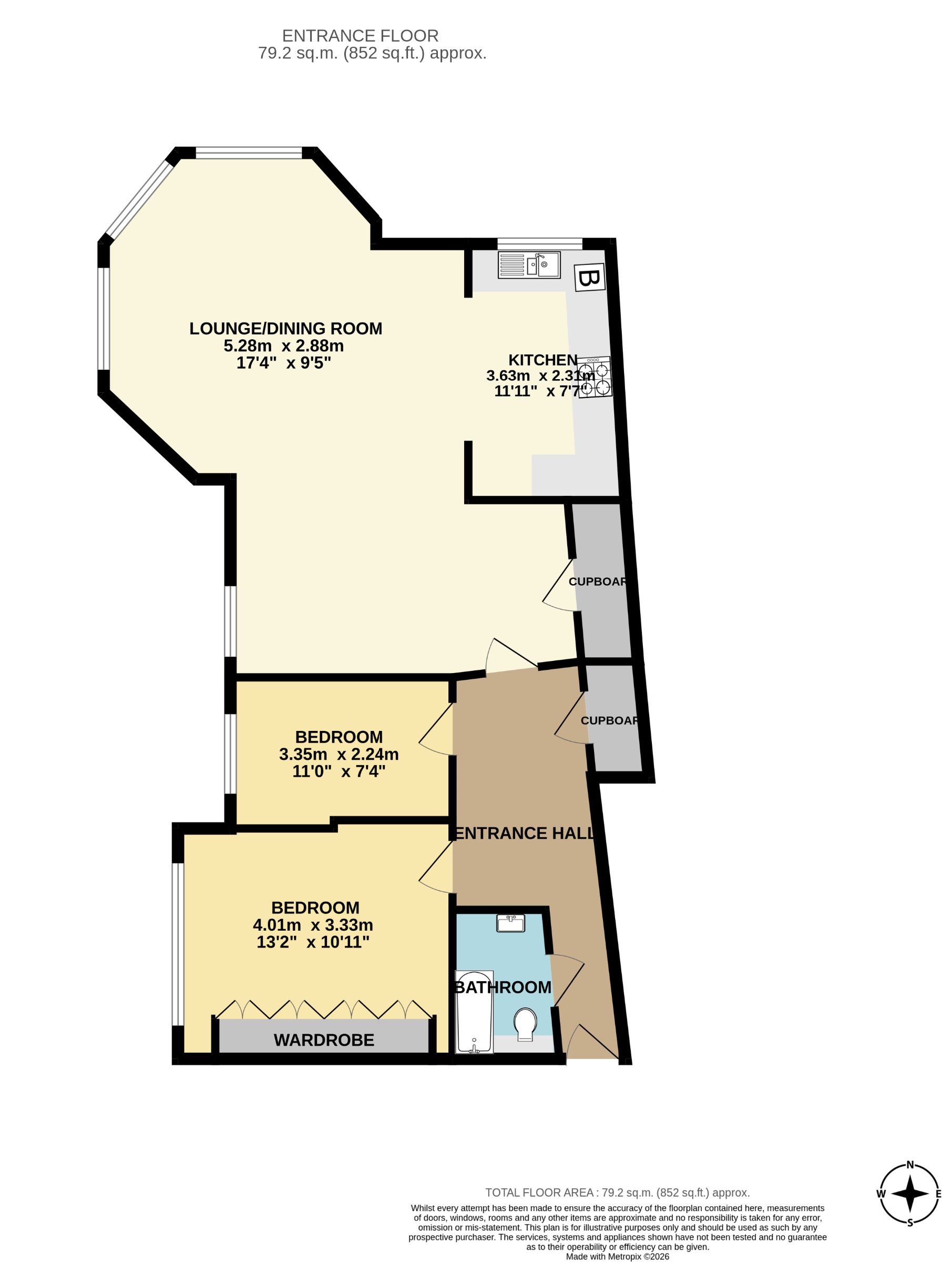15 Ambassador House, Paignton floorplan