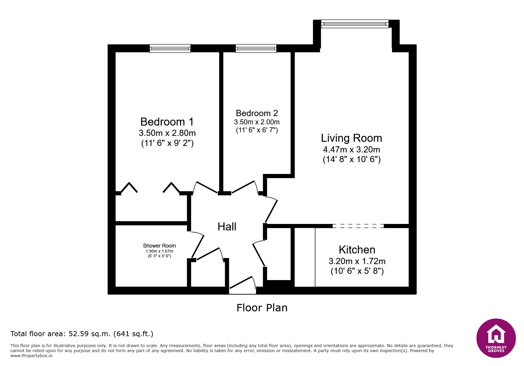 39, Queens Park House, Chester floorplan