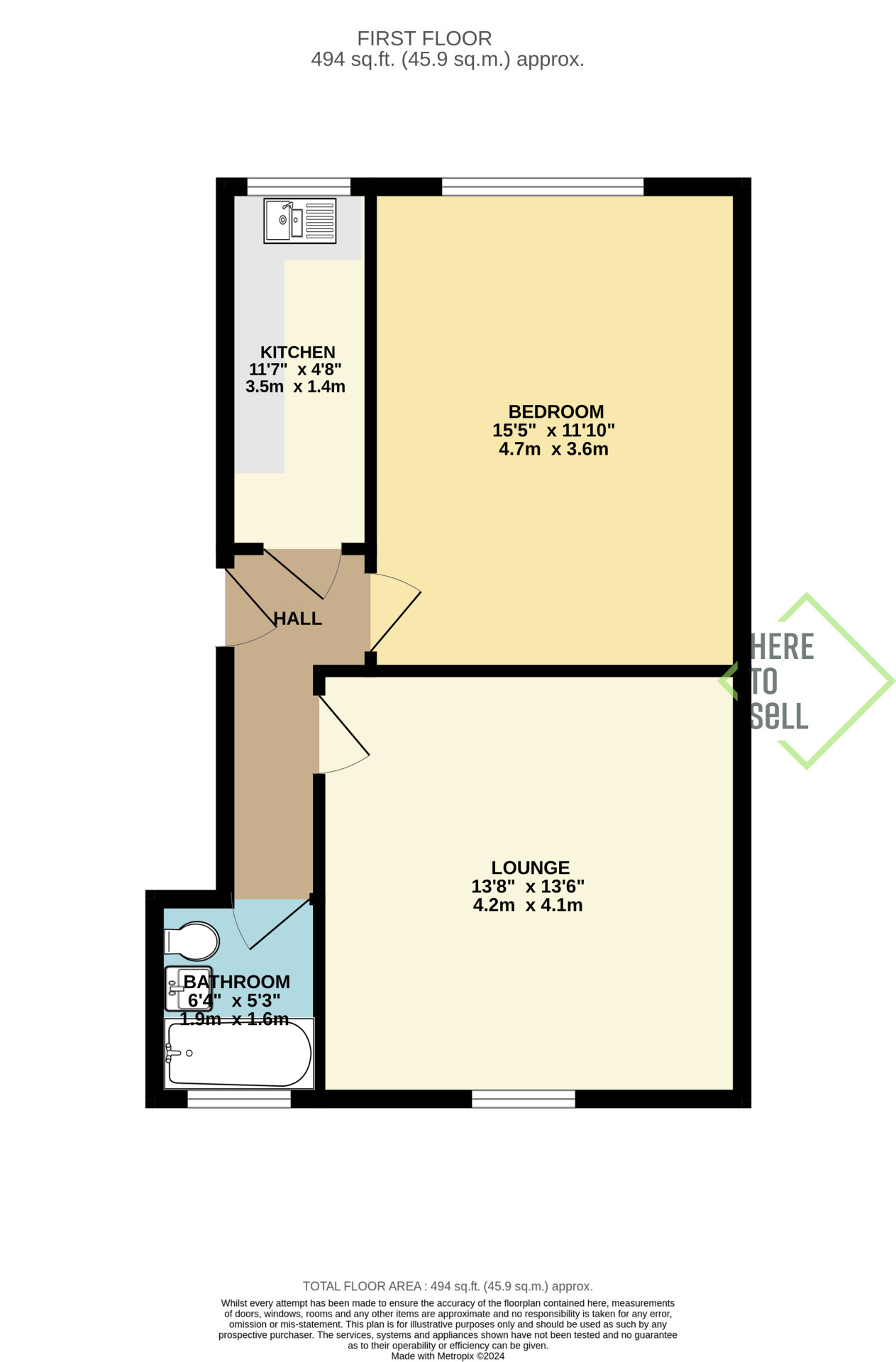 9d Henry Road, Barnet floorplan