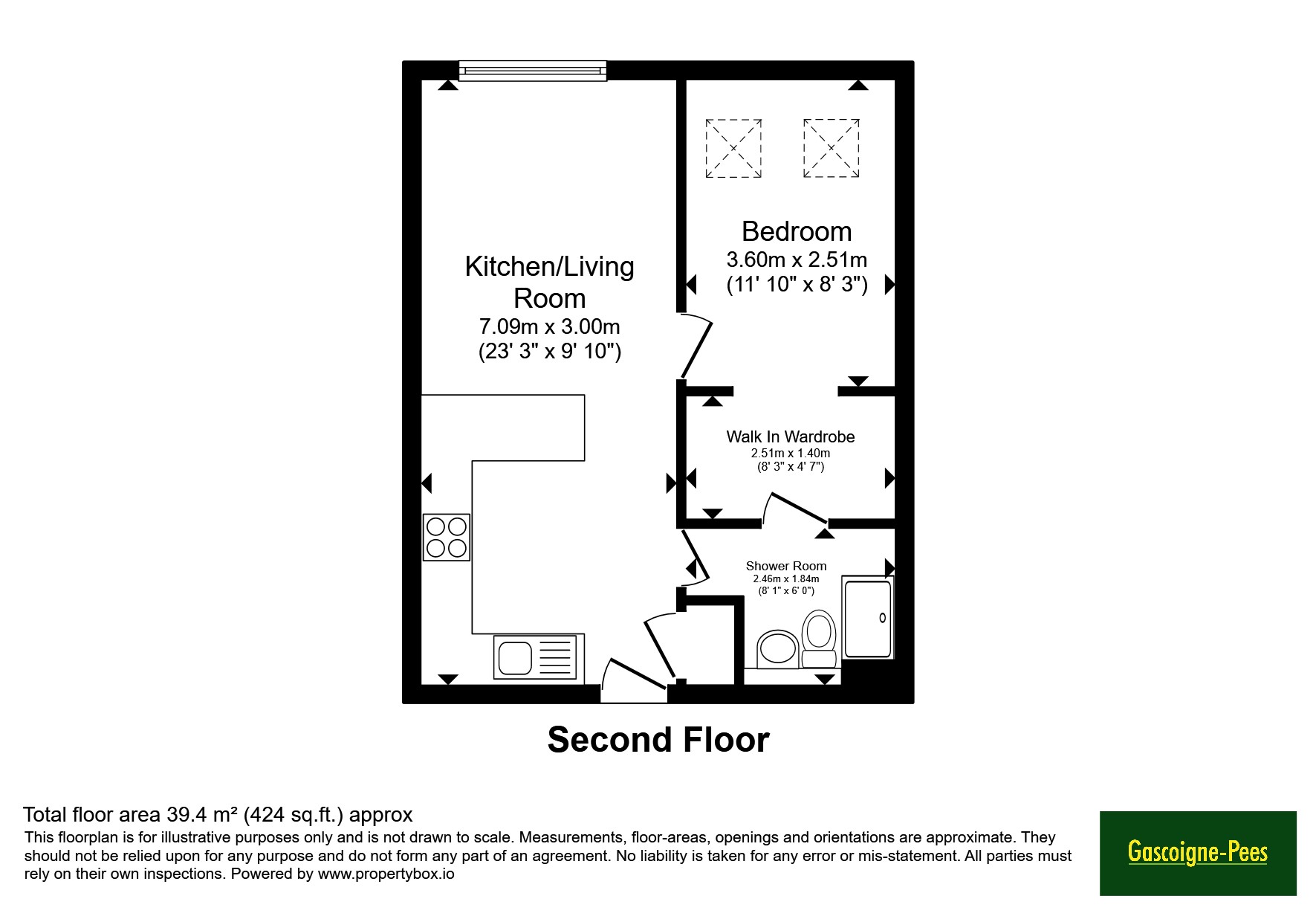 Flat 27, Fountain House,, Cleeve Road, Surrey floorplan