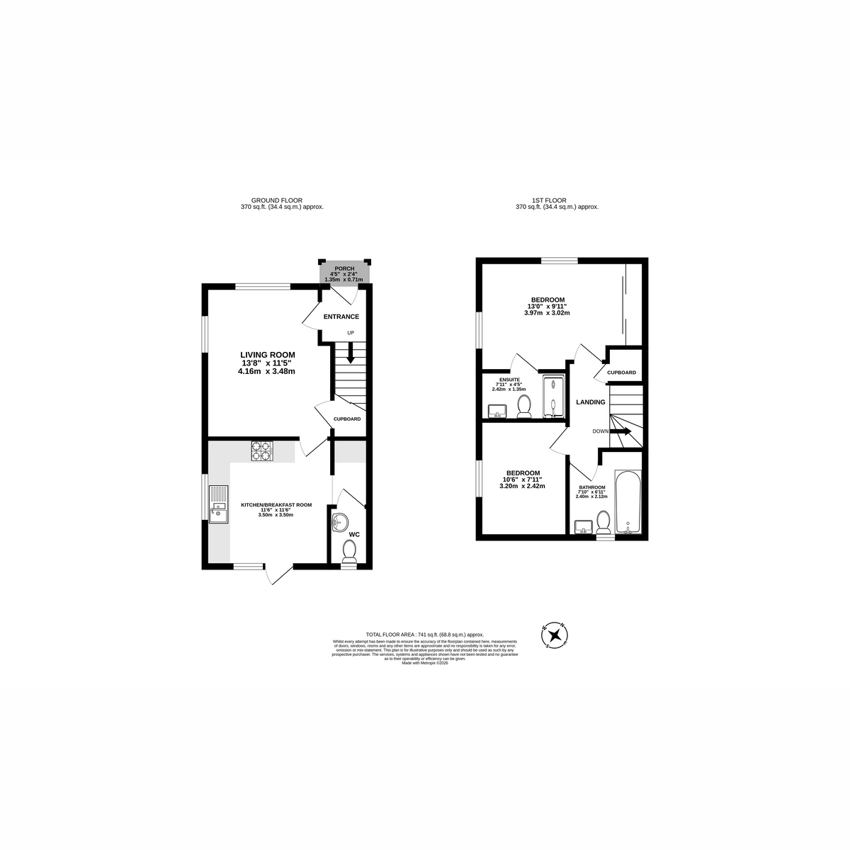39, Brick Kiln Road, Fakenham floorplan