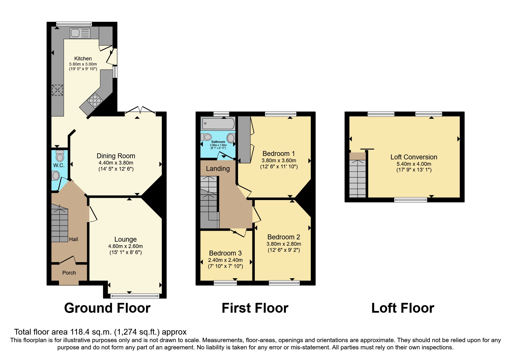 Hawthorn Crescent, Cosham, Portsmouth, Hampshire PO6, 3 bedroom