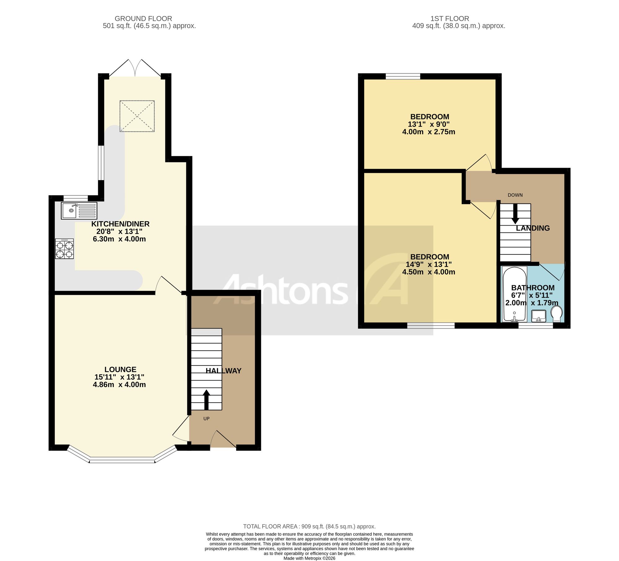 21 School Lane, Warrington floorplan