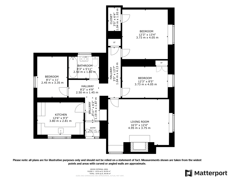 Kirkton Cottage, Collace, Perthshire PH2, 3 bedroom detached house for