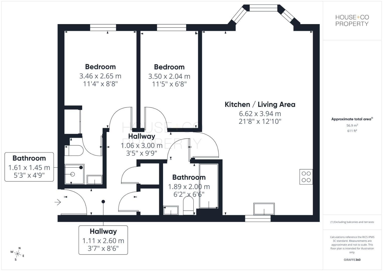25, Mallard Close, Bristol floorplan