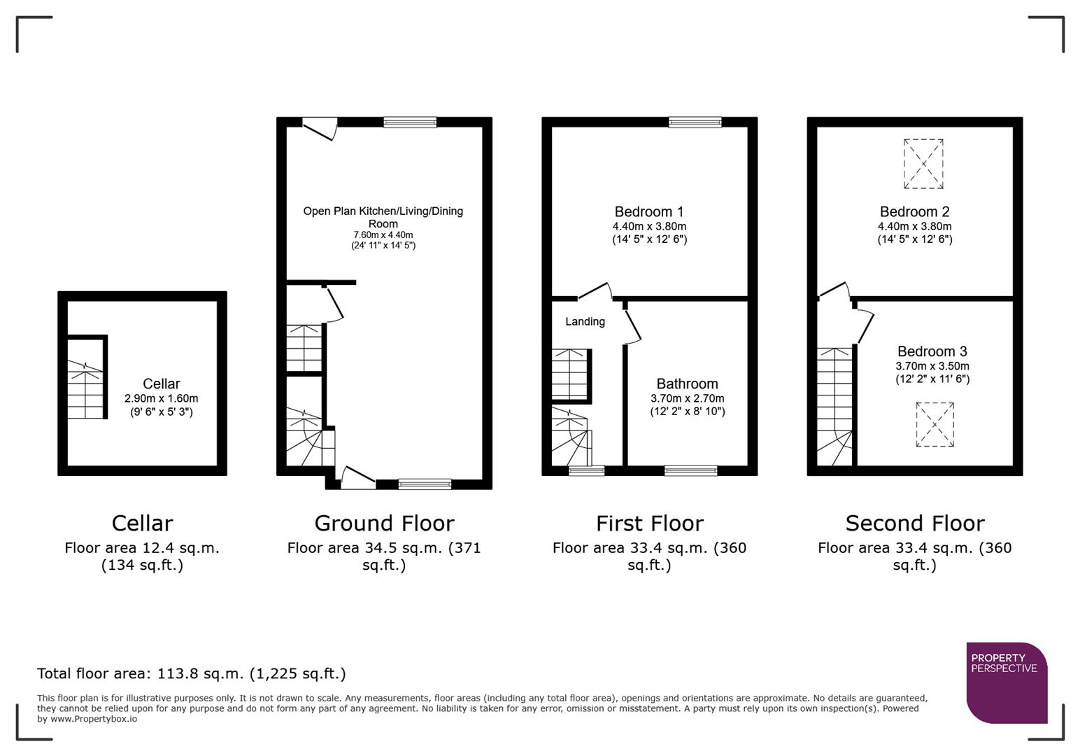 2, Plantation View, Bury floorplan