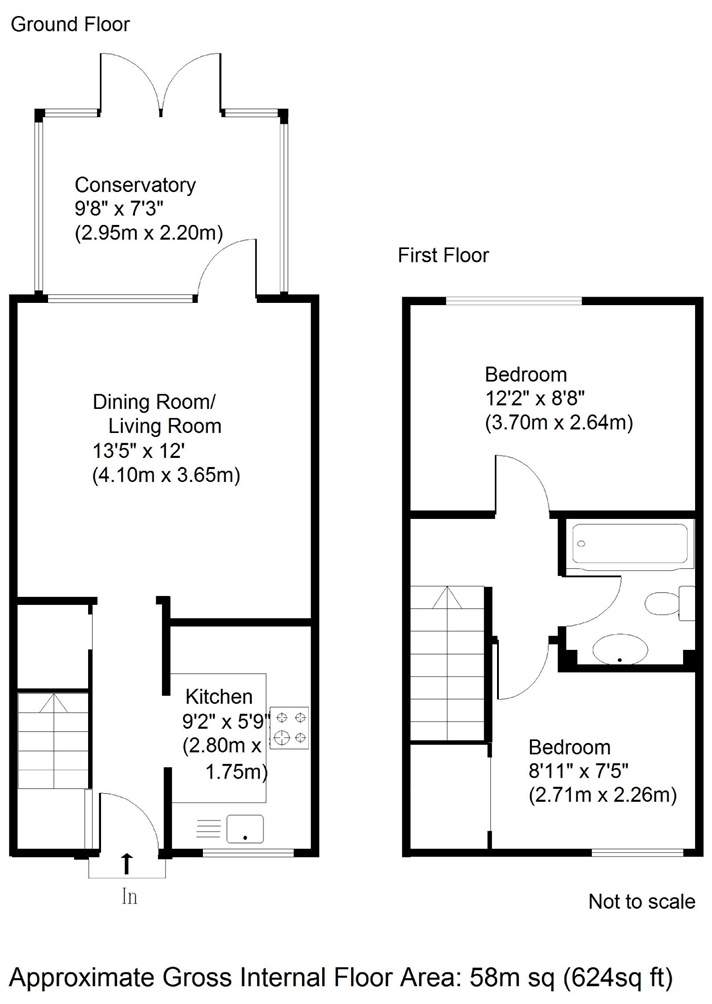 2 Bedrooms End terrace house for sale in Finnart Close, Weybridge, Surrey KT13