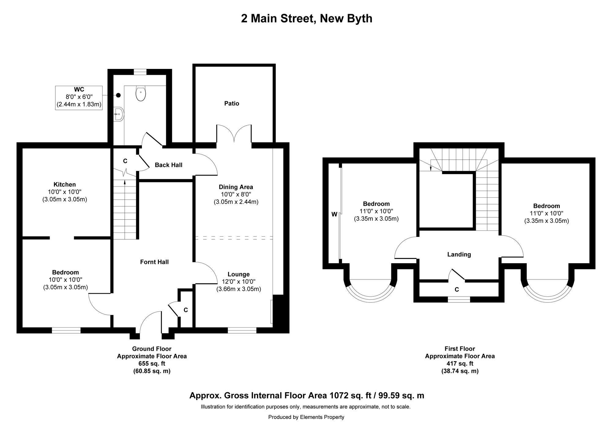 2, Main Street, New Byth, AB53 floorplan