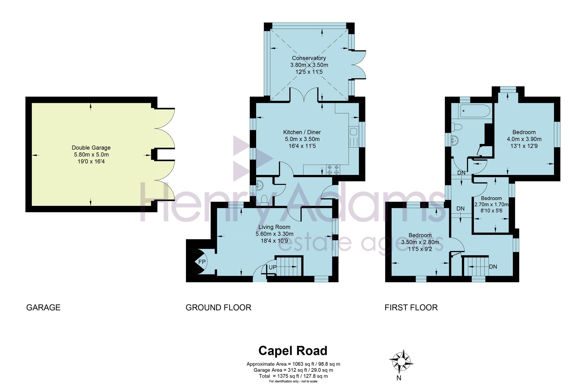 Lipscombe Cottage Capel Road, Horsham floorplan