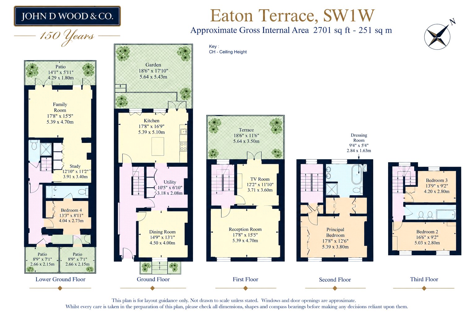 72, Eaton Terrace, London floorplan